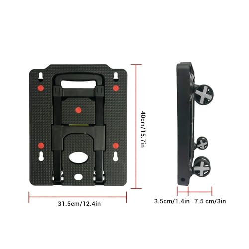 Carretilla Plegable Manual con Ruedas Giratorias miniatura 2