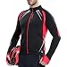 Santic Men's Cycling Fleece Thermal Winter Jacket Red-Gabriel X-Large