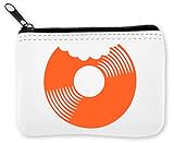 Ein kleines, handliches Old School Vinyl T-Shirt Münzen Reißverschluss Geldbörse