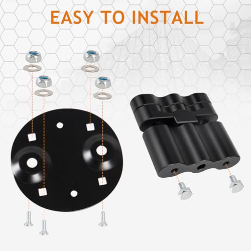 Lockable Fuel Pack Mount with Keys Replacement for RX-LOX-PM Compatible with Standard Fuel Tank Water Pack Fuel Pack 1Gallon 2 Gallon Double Locking Mount 2PCS by Htostar Racing - Image 4