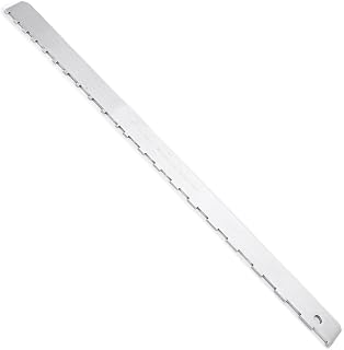 Guitar Luthiers Tool Eujgoov Aluminum Straight Edge Guitar Neck Notched Ruler Fret Rocker for Electric Guitar and Bass(M02833)
