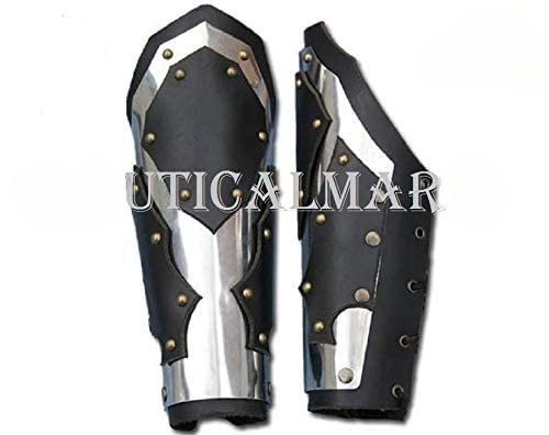 NauticalMart New Armor Bracers in Steel Halloween Costume