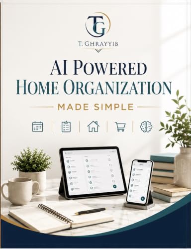 AI Powered Home Organization Made Simple .: Simple Systems For Decluttering , Household tasks, Cleaning, Routines, And Everyday Family Life . (English Edition)