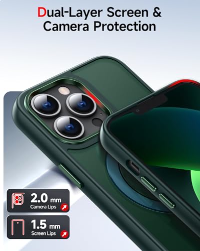 Coque iPhone 13 Pro MagSafe LeYi avec béquille rotative et protection militaire antichoc - 7