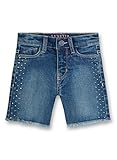 Stretchdenim Sanetta Mädchen Webhose Hose, Blau (Blau 9590), (Herstellergröße: 128)
