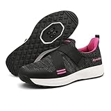 [MASZRE] SPDシューズ メンズ レディース サイクリング 室内 スピン ビンディング 通気性 マジックテープ