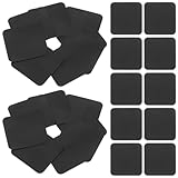 OKUMEYR Papel Antideslustre Negro 1 Pulgada para Joyería 30 Tiras Protectoras Anticorrosivas para Metales Níquel Latón Oro, Accesorios para Bisutería y Protección en Manualidades