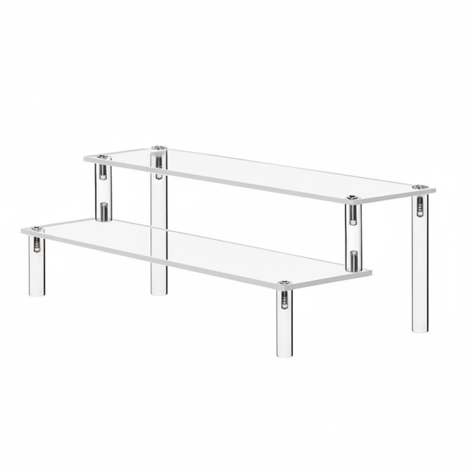 Organiseur Escalier Étagé Rangement Flacon Objet Miniatures en Plastique