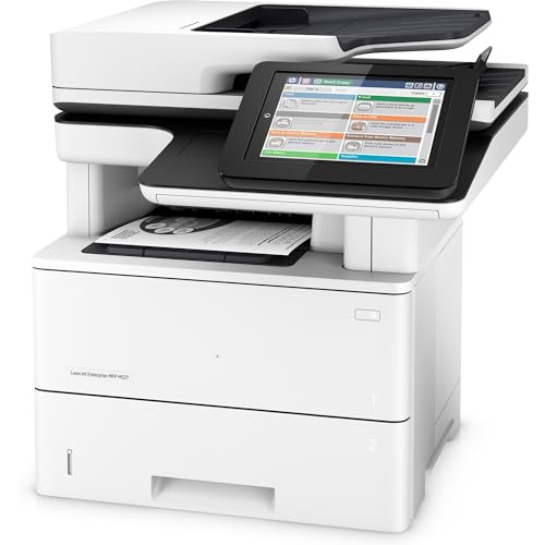 LJ Managed MFP M527dnm Duplex-Network Multifunction All-in-One Monochrome Laser Printer (F2A79A#BGJ) (Renewed)