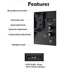 Tourne Disque,Platine Vinyle De Vinyle Bluetooth Portable avec Haut-parleurs Stéréo Intégrés, Lecteur De Courroie À 3… - Les Beatles, Paul McCartney, John Lennon, RIngo Starr, George Harrison Tourne Disque,Platine Vinyle De Vinyle Bluetooth Portable avec Haut-parleurs Stéréo Intégrés, Lecteur De Courroie À 3… – Image 4