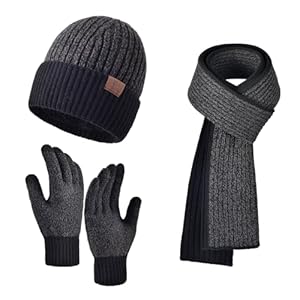Men Women Winter Beanie Hats Scarf ...