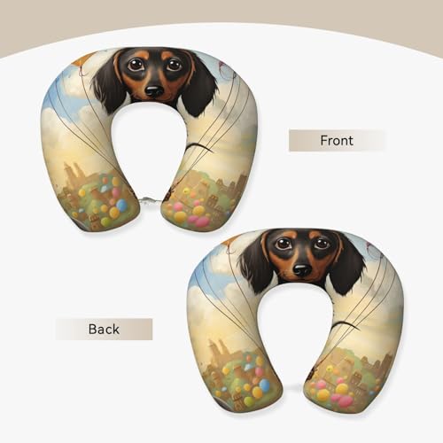 Almohada de espuma viscoelástica para viaje cuello miniatura 4