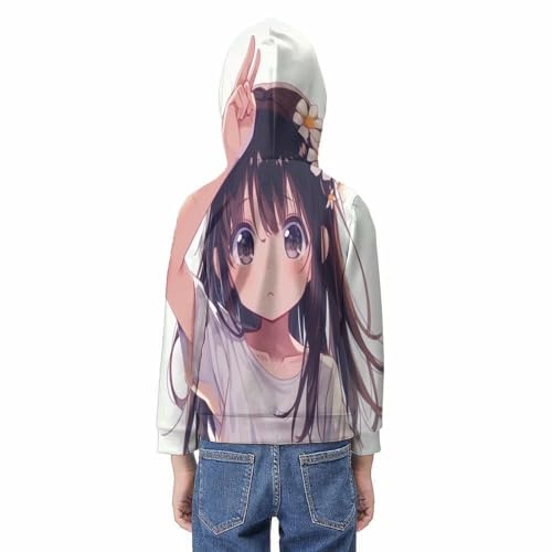 Pullover à capuche coloré anti-décoloration pour fille garçon