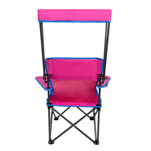 Silla para niños Venture Forward con dosel ajustable, silla plegable para camping con portavasos y bolsa de transporte, portátil para playa, deportes y jardín miniatura 4