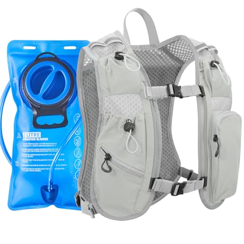 Hydration Running Vest with Phone Holder for Men Women