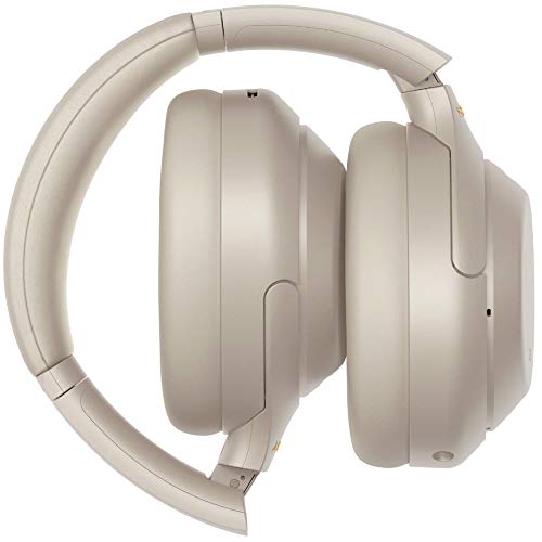 Image of Sony WH1000XM4 /S Premium Noise Cancelling Wireless Over-The-Ear Headphones with Built in Microphone Silver Bundle with Deco Gear Premium Hard Case + Pro Audio Headphone Stand + Microfiber Cloth