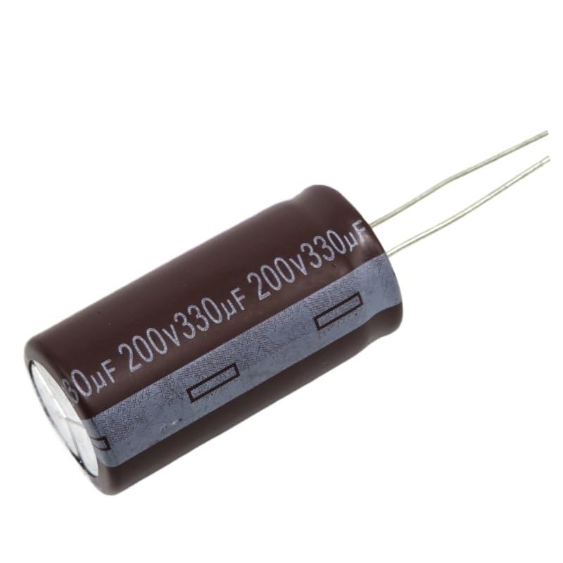 Condensateur électrolytique 200V 330uF 18x35mm pour circuit électronique