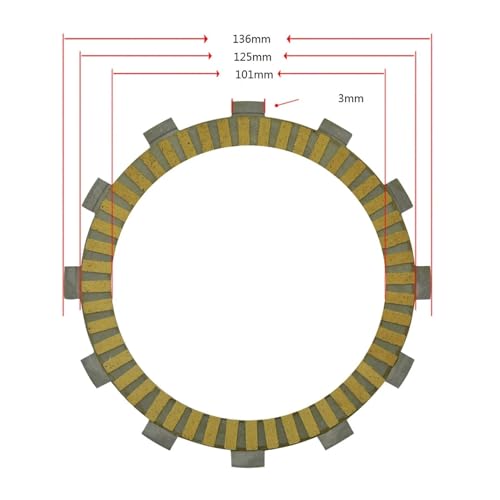 Disques d'embrayage pour réparer le patinage de votre moto CRF250R - 5