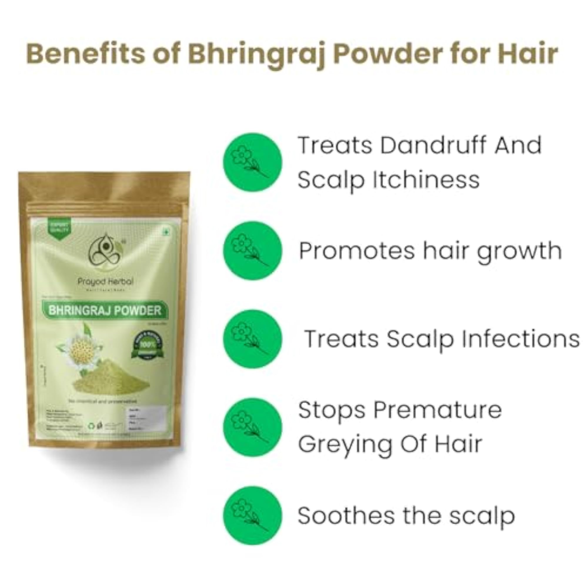 Organic Hair Care Powder Set, 100% Natural Henna & Amla