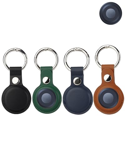 - Custodia protettiva pelle PU per Motorola Moto Tag design anti-perdita nero verde blu e marrone