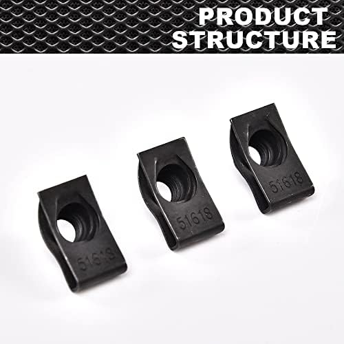 Miniatura 7 de CROSSDESIGN Juego de 6 tornillos Torx y tuerca plana compatibles con Polaris Ranger RZR General Body