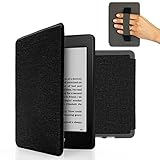 FINGERHOLDER - La característica especial de esta cover es su función de soporte integrada: una banda elástica delgada asegura el agarre de su libro electrónico y un área más amplia para la pantalla táctil.