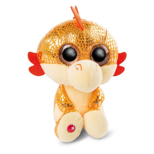 NICI Original-Glubschis Tierno Dragón Yo-Yo 15 cm-Juguetes Suaves esponjosos con Ojos Grandes Brillantes-Animal Relleno para abrazar y Jugar, Naranjado, Color Naranja, (46933)