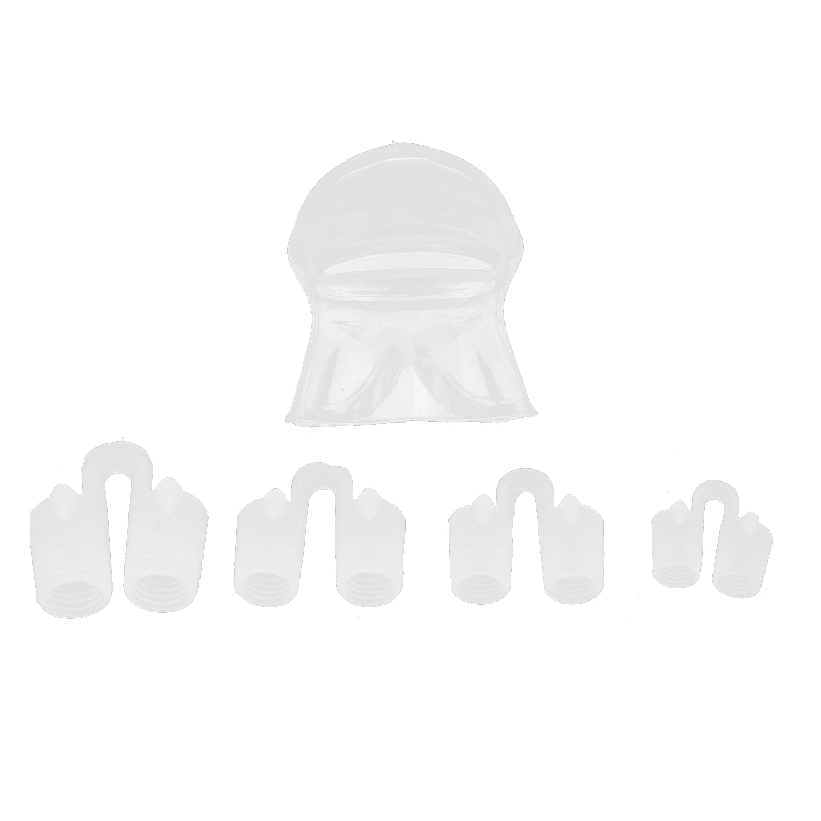 Sleeping Breath Aids,Snore Stopper Kit Silicone Ease Breathing Anti Snoring Nose Plug Nose Clip Sleep Breath Aid Tool