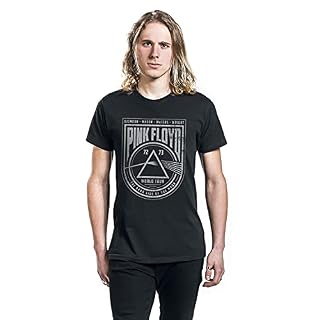 PINK FLOYD World Tour Homme T-Shirt Manches Courtes Noir Regular/Coupe Standard - Les Beatles, Paul McCartney, John Lennon, RIngo Starr, George Harrison PINK FLOYD World Tour Homme T-Shirt Manches Courtes Noir Regular/Coupe Standard – Image 4