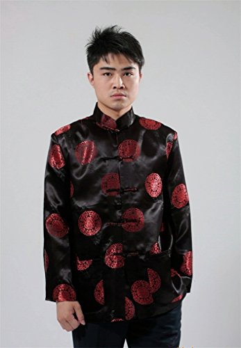 Shanghai Story Men's Dragon Print Chinese Tang Suit Kung Fu Jacket 6 Color2