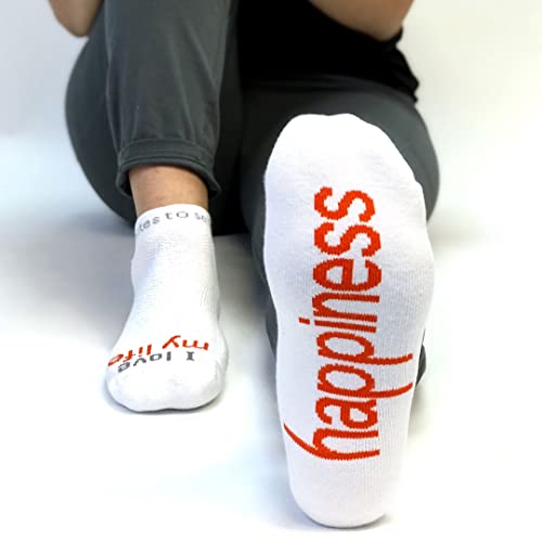 Image of notes to self Socks - Daily Affirmations, Inspirational Socks for girls & boys