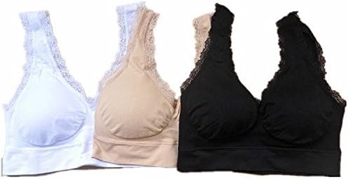 Hush Lace Sports Running Yoga Seamless Padded Support Bra