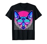 Pour les personnes qui pensent aux vêtements rétro Vaporwave pour chien miniature Pinscher