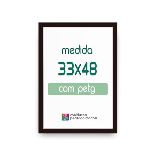 Moldura 33x48 A3 Poster Decoração Arte Casa Foto Com Petg