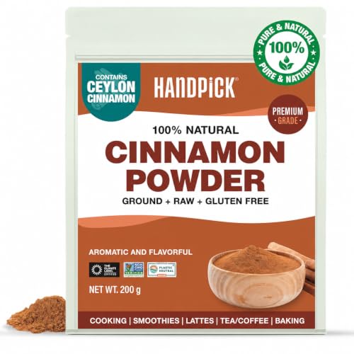 HANDPICK Cinnamon Powder (14oz) 100% Raw, Non-GMO, Ceylon Cinnamon