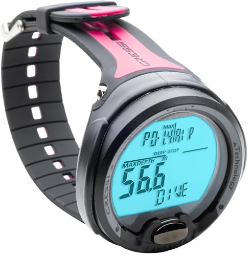 Cressi Leonardo Diving Computer Computer Subacqueo Aria/Nitrox, Modalita Profondimetro, Misura Unica, Unisex Adulto,...