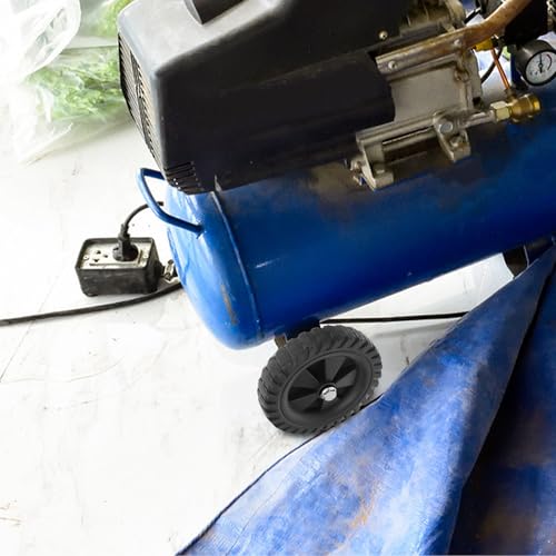 Roue compresseur en caoutchouc pour compresseur d'air remplacement roue lisse et solide