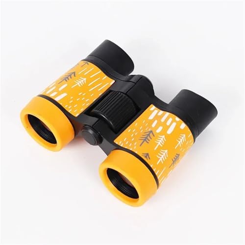 Binoculares para niños 4x30mm óptica plegable naranja