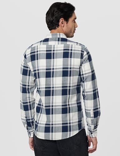 Image of Pepe Jeans Men's Regular Fit Full Sleeve Checkered Cotton Casual Shirt | Check Shirt for Man | Smart & Stylish | Multiple Styles | Mens Casual Shirts