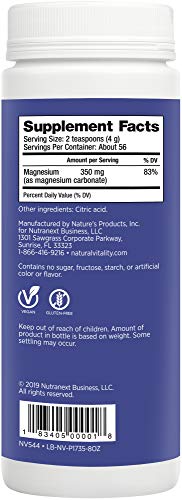 Natural Vitality Calm, Magnesium Citrate Supplement, Anti-Stress Drink Mix Powder, Unflavored - 8 Ounce (Packaging May Vary) - Thumbnail 4