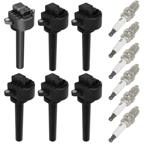 ECCPP 6 ignition coils with 6 iridium Spark Plugs,UF252,for Isuzu Trooper 3.5L 2000-2002,for Isuzu Rodeo 3.2L 2000-2004,for Isuzu Axiom 3.5L 2002-2004,UF251 C1255 E866 by ECCPP - Used condition - US$66.78