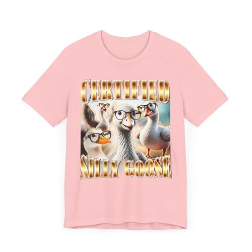 T-shirt Silly Goose rose XXL : fini les vêtements sans personnalité