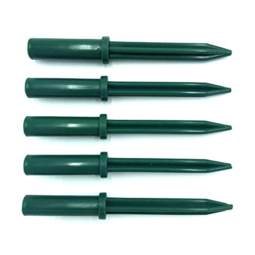 GardenSkill Spiked Feet for Garden Plant Stakes - Attach to Metal Poles and Tubing for Easy Staking in Ground (16mm dia, pack 5)