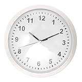HOLIDYOYO Realistische Wanduhr mit Geheimfach zur Schlüssel und Wertaufbewahrung Versteckter Safe Robustes Material Kompakt als Schlüsselversteck für Zuhause und Unterwegs