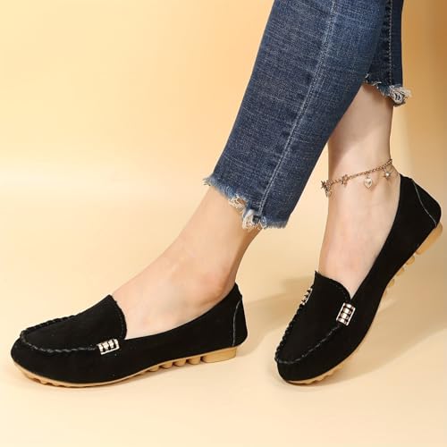 Womens Loafers Penny Loafers for Women Comfort Walking Boat Flat Shoe Slip On Work Moccasins Dressy Fashion Lazy Shoes Lightweight Driving Classic Flats Footwear4