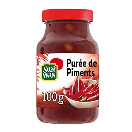 SUZI WAN - Purée De Piments 100G - Lot De 4 - Vendu Par Lot