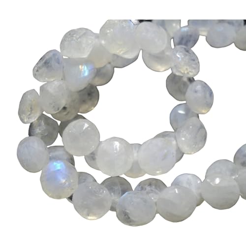 Pierre de lune arc-en-ciel 8mm en perles d'oignon naturelles haut de gamme pour bijoux fins