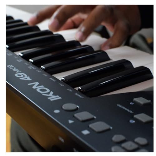 Image of Vault Ikon MK2 49 Key Velocity Sensitive Midi Keyboard with Vault UCM USB Condenser Microphone