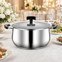 STOCKPOT 1-qt Stainless Steel Cooking Pot with Lid