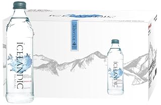Icelandic Glacial Sparkling Water Glass Bottle